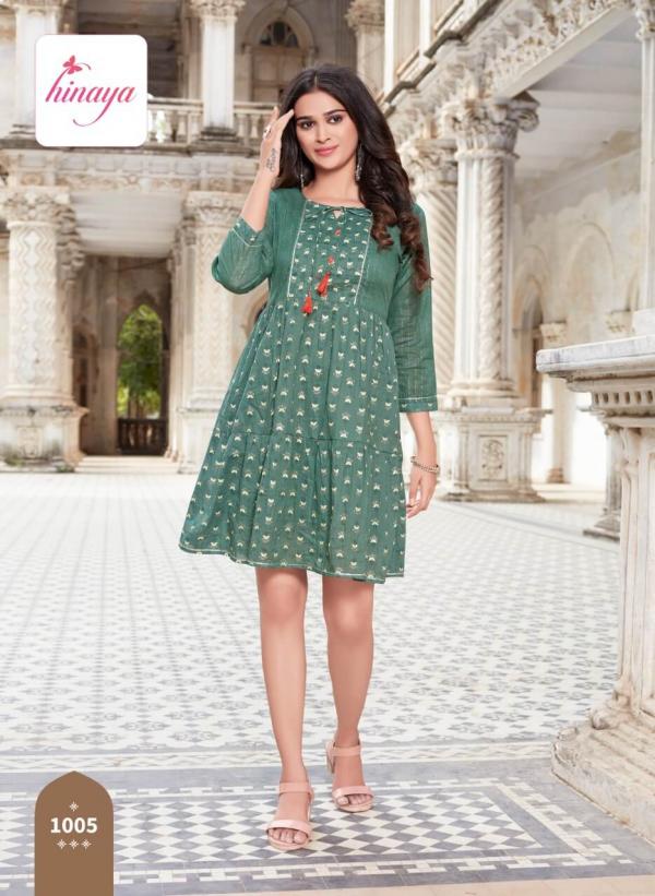 Hinaya Saraa Vol 1 Cotton Designer Exclusive Kurti Collection